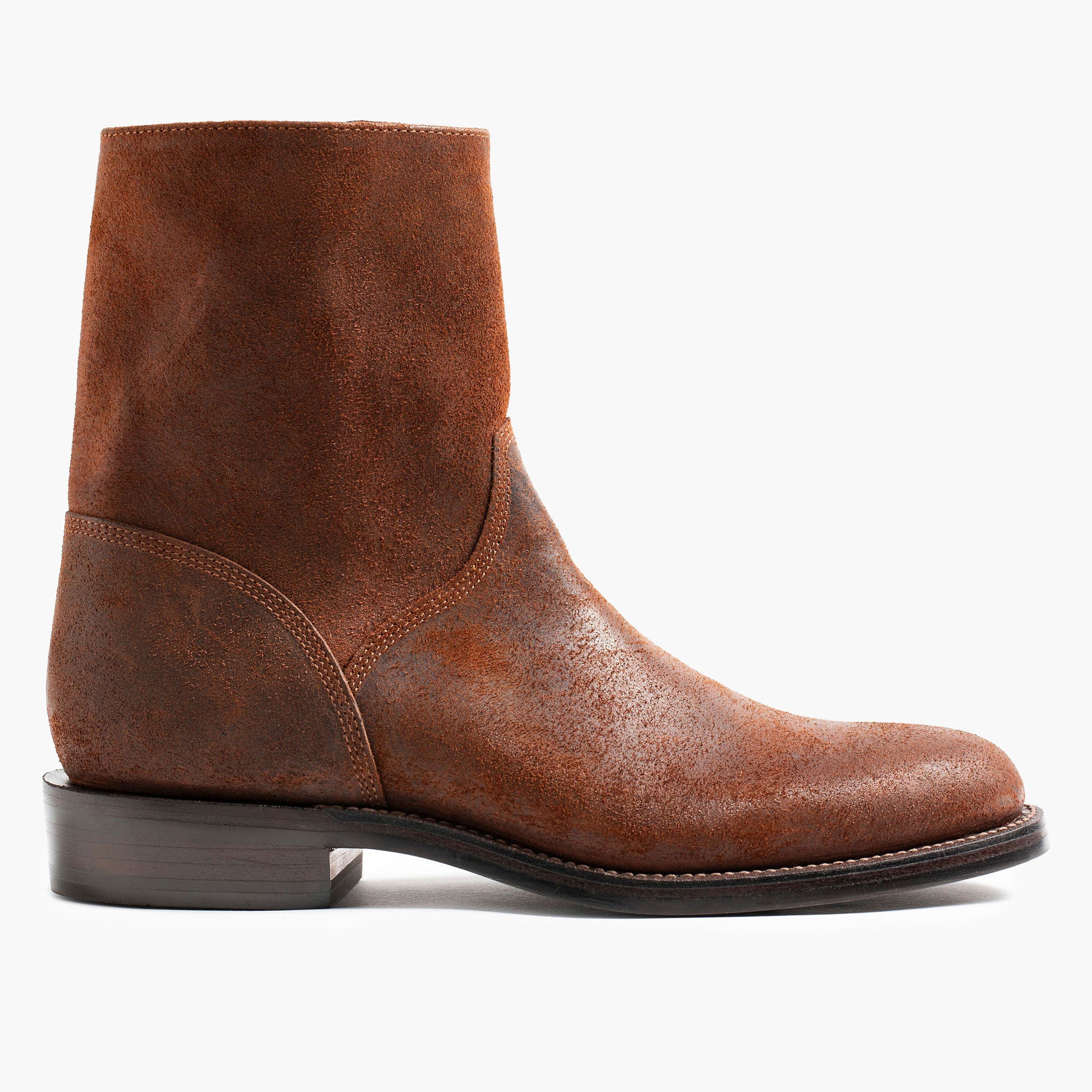 Elias Side-Zip Dark Oak Roughout