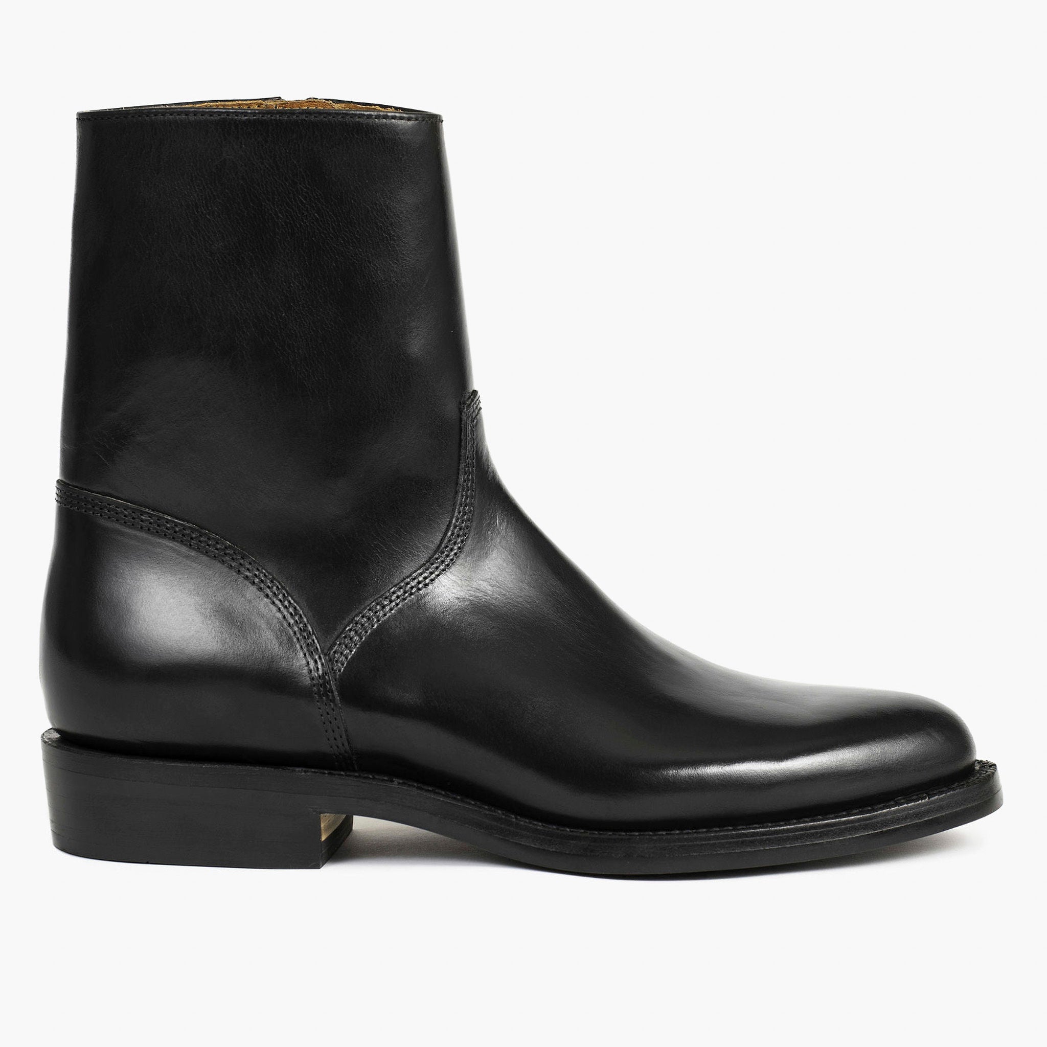 【archive】Patent Leather side zip boots Elias Side-Zip Black Chromexcel