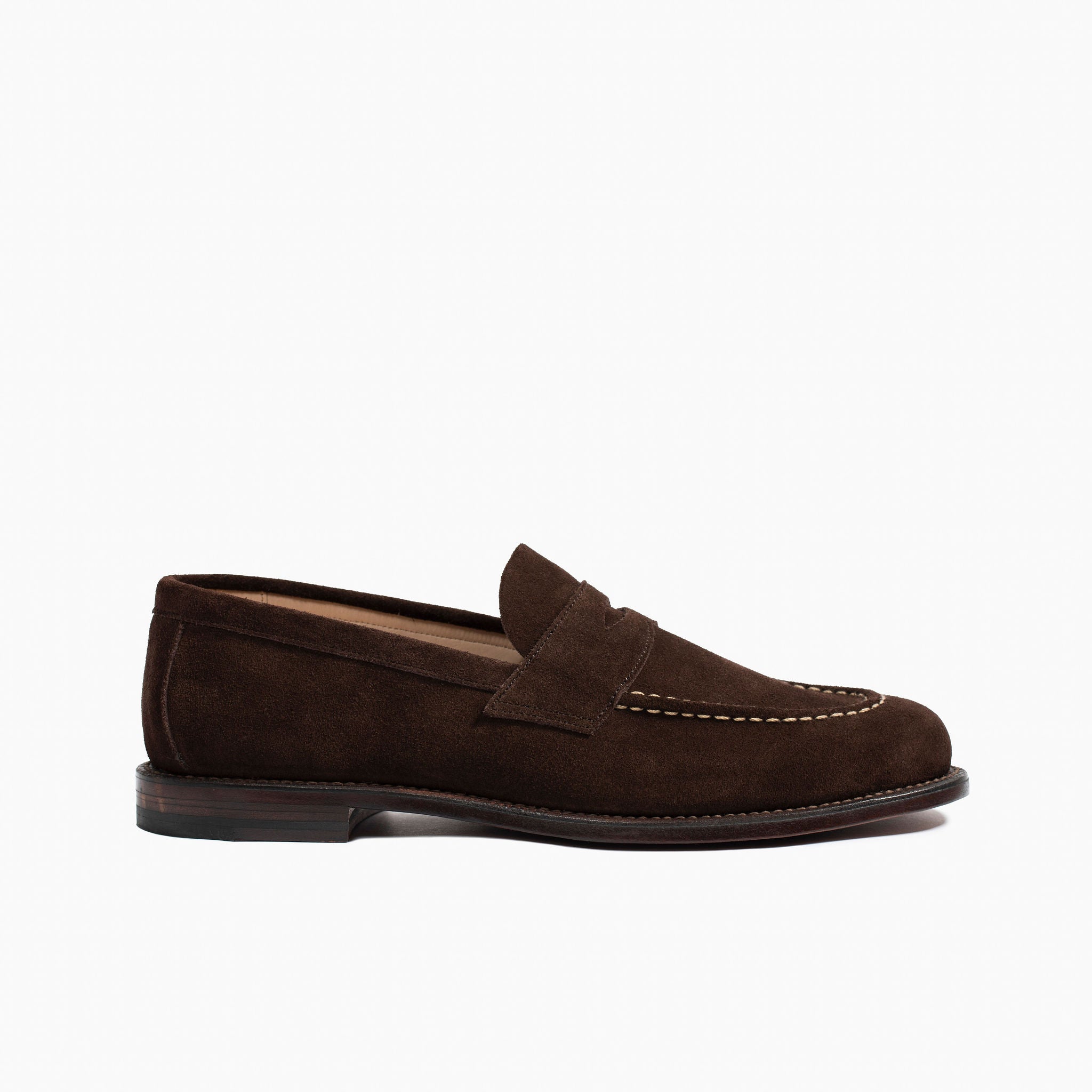 Unlined Traveler Penny Espresso Suede