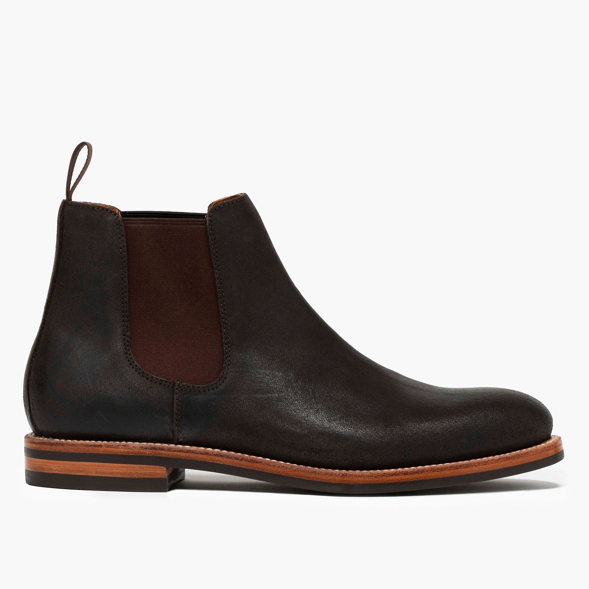(Official) Grant Stone | Chelsea Boot - Earth Leather Waxed Commander Leather - 6.5 / D (Official) Grant Stone | Chelsea Boot - Earth Leather Waxed Commander Leather - 6.5 / D