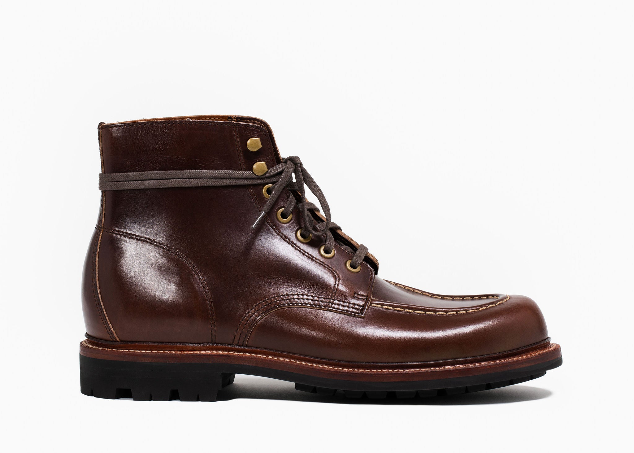 Brass Boot Crimson Chromexcel