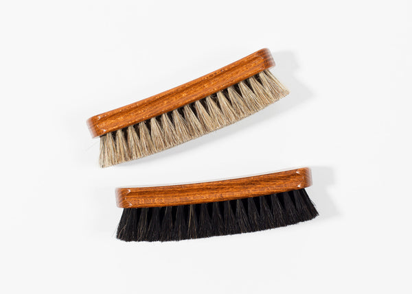 Horse Hair Brush Dark 6 Inch - Stompers Boots