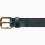 Navy Chromexcel Leather Belt