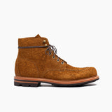 Brass Boot Bronze Rough Suede