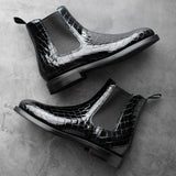 Coming Soon | Josephine Chelsea Black Croc