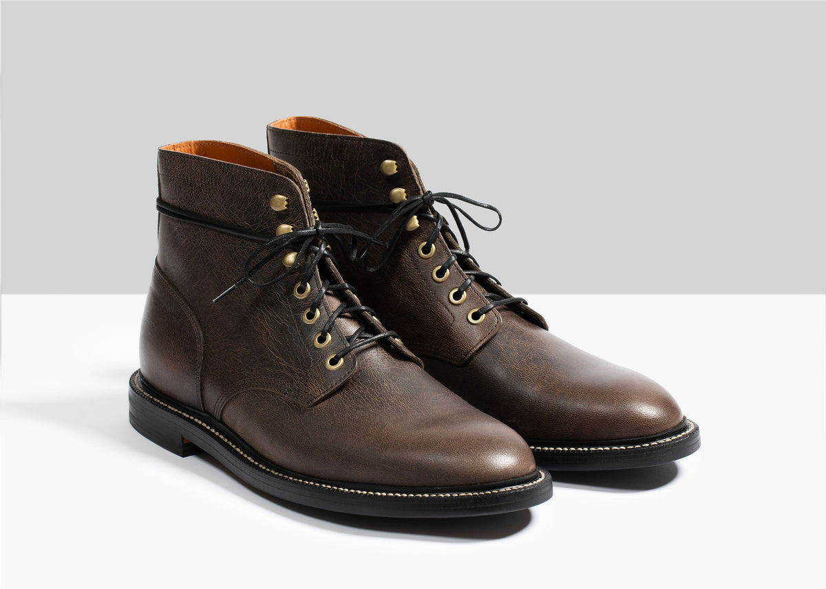 Diesel Boot Black Waxed Deer