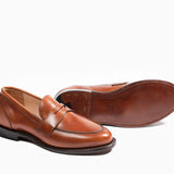 Clara Penny Loafer Chestnut Calf