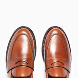 Clara Penny Loafer Chestnut Calf