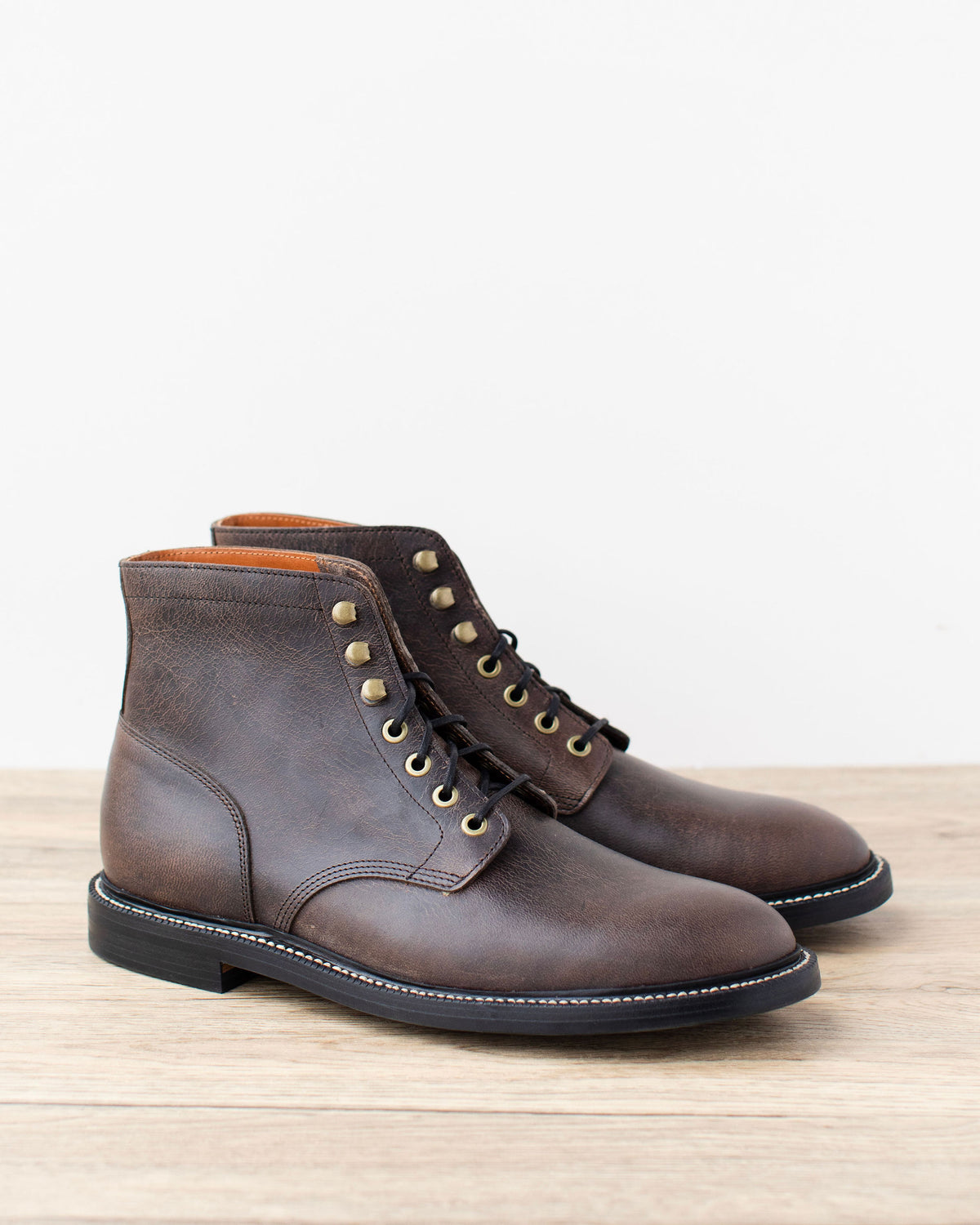 Diesel Boot Black Waxed Deer