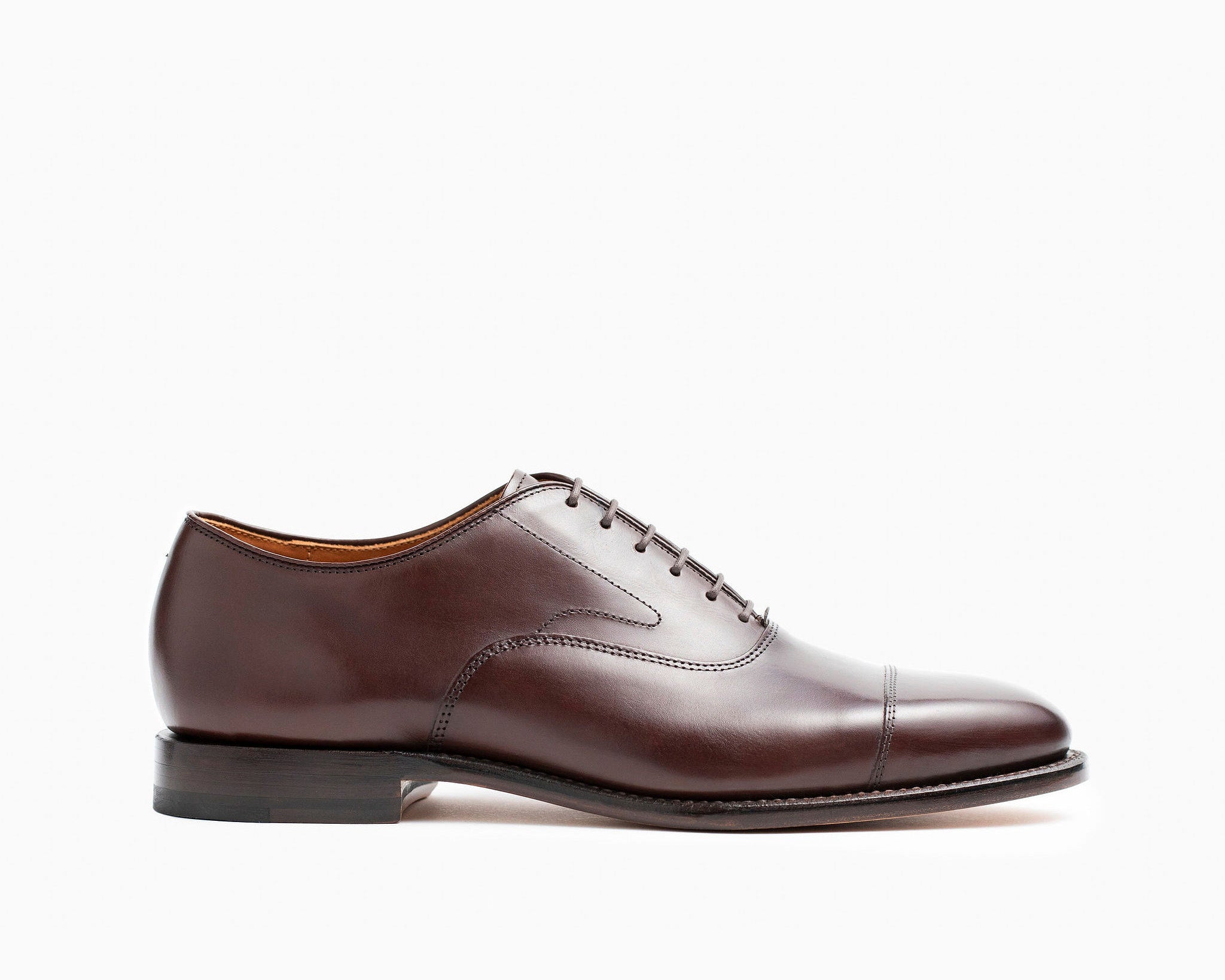 (Official) Grant Stone | Cap Toe Oxford Tobacco Calf