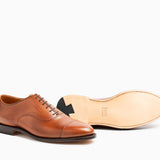 Coming Soon | Cap Toe Oxford - Chestnut Calf