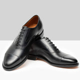Coming Soon | Cap Toe Oxford - Black Calf