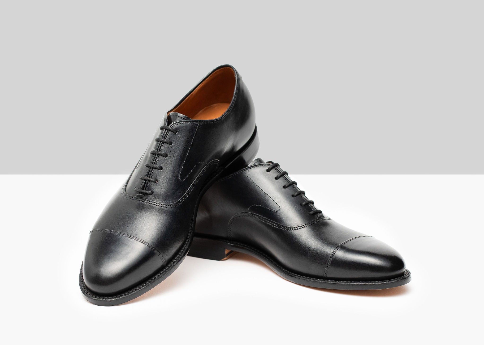 (Official) Grant Stone | Cap Toe Oxford Black Calf - 12 / EEE (Extra Wide) (Official) Grant Stone | Cap Toe Oxford Black Calf - 12 / EEE (Extra Wide)