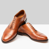Coming Soon | Cap Toe Oxford - Chestnut Calf