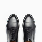 Coming Soon | Cap Toe Oxford - Black Calf