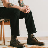 Diesel Boot Black Waxed Deer