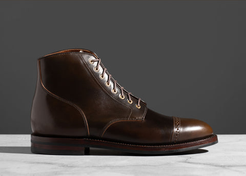 Horween Viberg Natural Shell Cordovan Service Boot Chromexcel