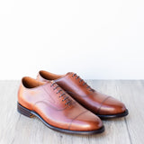 Coming Soon | Cap Toe Oxford - Chestnut Calf