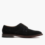Unlined Derby Black Suede