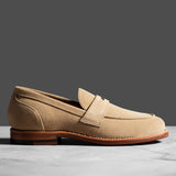 Clara Penny Loafer Tan Suede