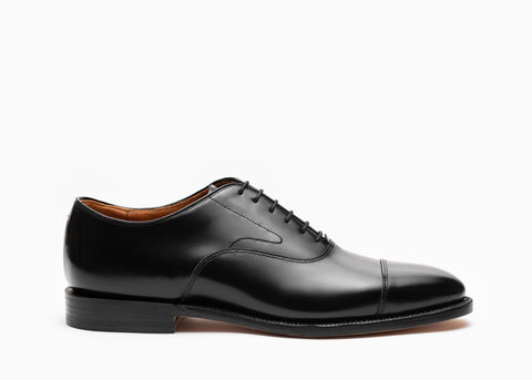 Cap Toe Oxford Black - Main Image