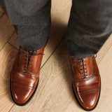 Fairfield Oxford - Chestnut Calf