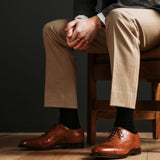Cap Toe Oxford - Chestnut Calf