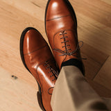 Cap Toe Oxford - Chestnut Calf