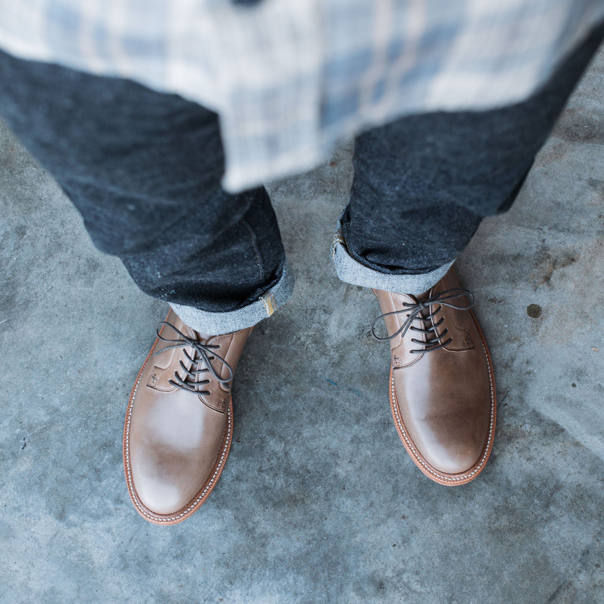 Grant Stone Dune Oak Boots Plain Toe Dune Chromexcel