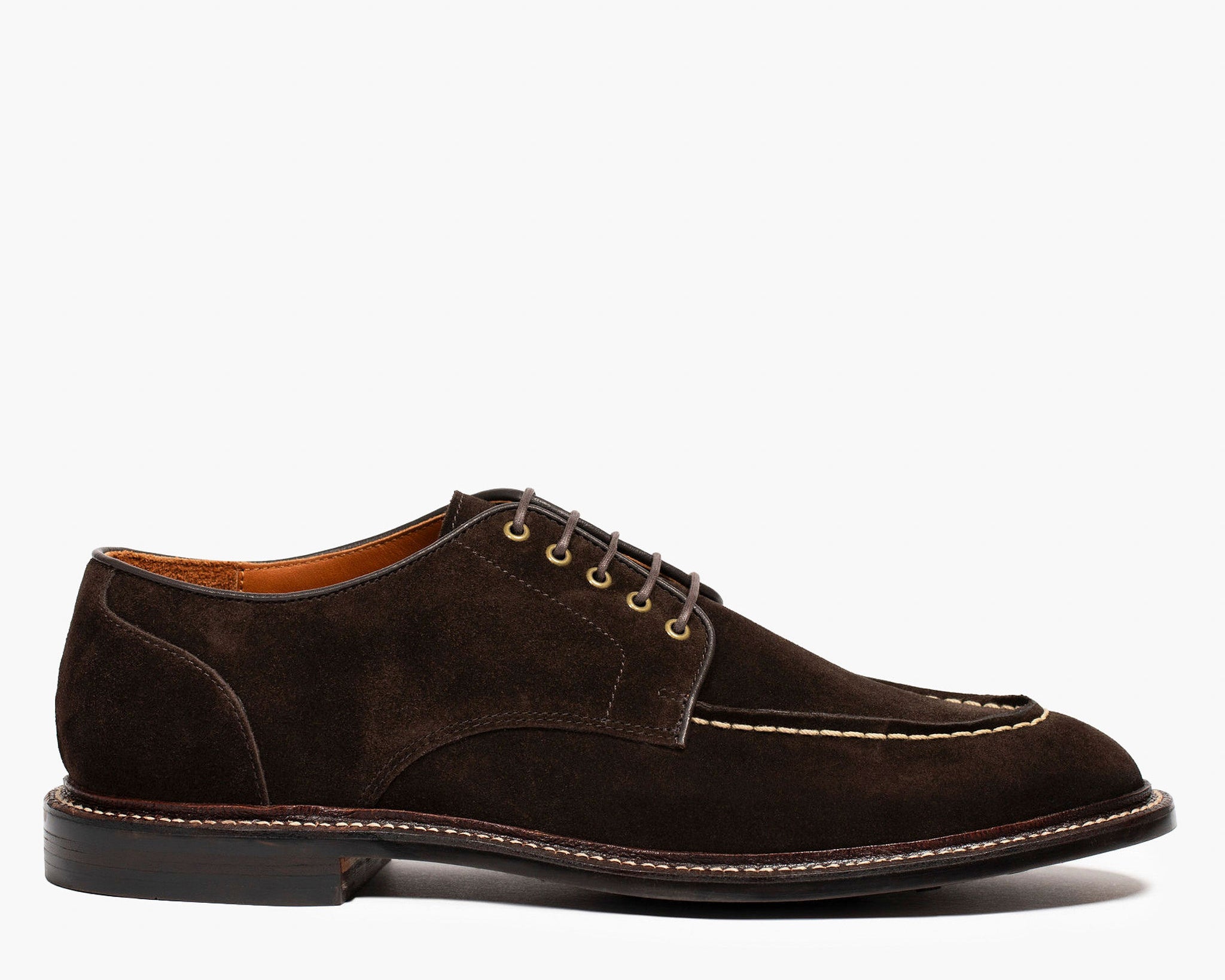 (Official) Grant Stone | Moc Toe Derby Espresso Suede - 10 / E (Official) Grant Stone | Moc Toe Derby Espresso Suede - 10 / E