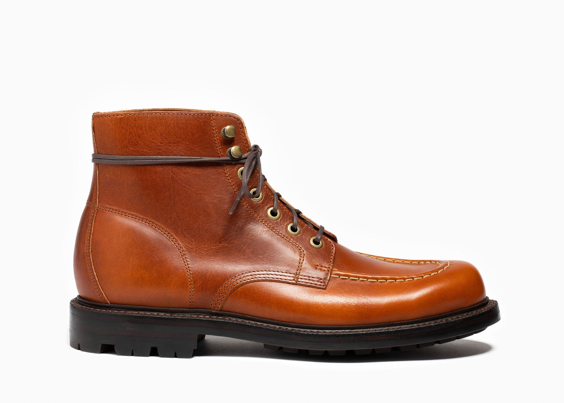 Brass Boot Tan Brooklyn Calf