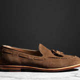 Pre-Order | Tassel Loafer Husk Suede