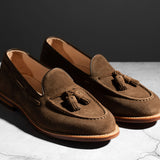 Pre-Order | Tassel Loafer Husk Suede