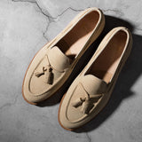 Pre-Order | Tassel Loafer Safari Suede