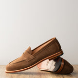 Pre-Order | Traveler Penny Loafer Husk Suede