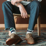 Unlined Derby Sand Suede