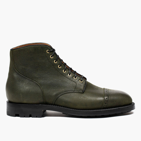 (Official) Grant Stone | Garrison Boot Forest Kudu Leather