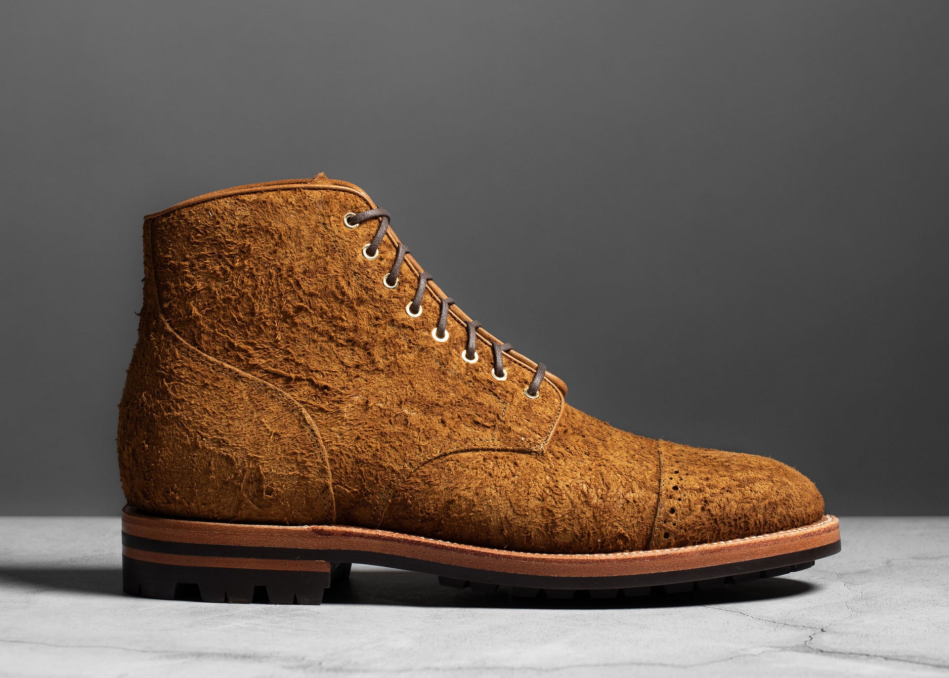 Garrison Boot Bronze Rough Suede - Main Image