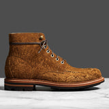 Brass Boot Bronze Rough Suede