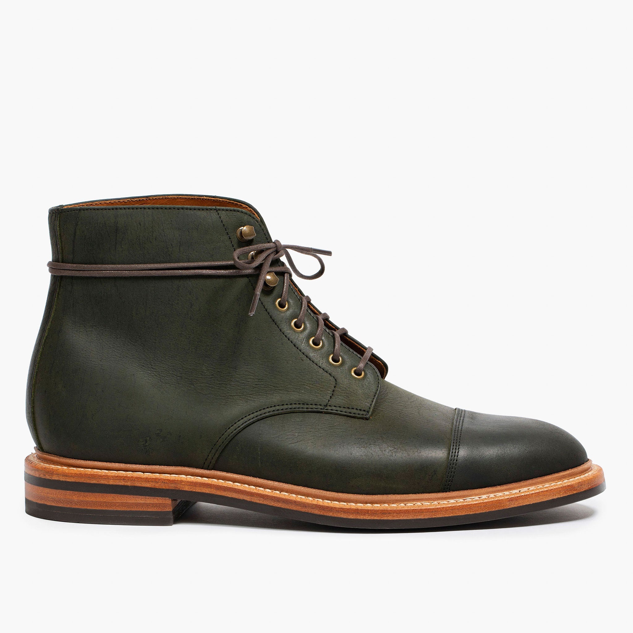 Cap Toe Boot Forest Kudu