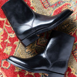 Elias Side-Zip Black Chromexcel