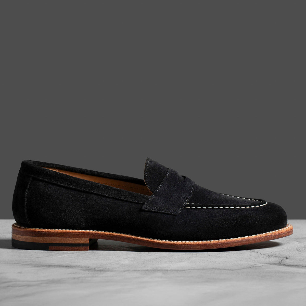 Grant Stone Midnight Suede Travelers Loafers in 9E Summer showers got you down? Our Midnight Suede Ottawa boots  main image 4
