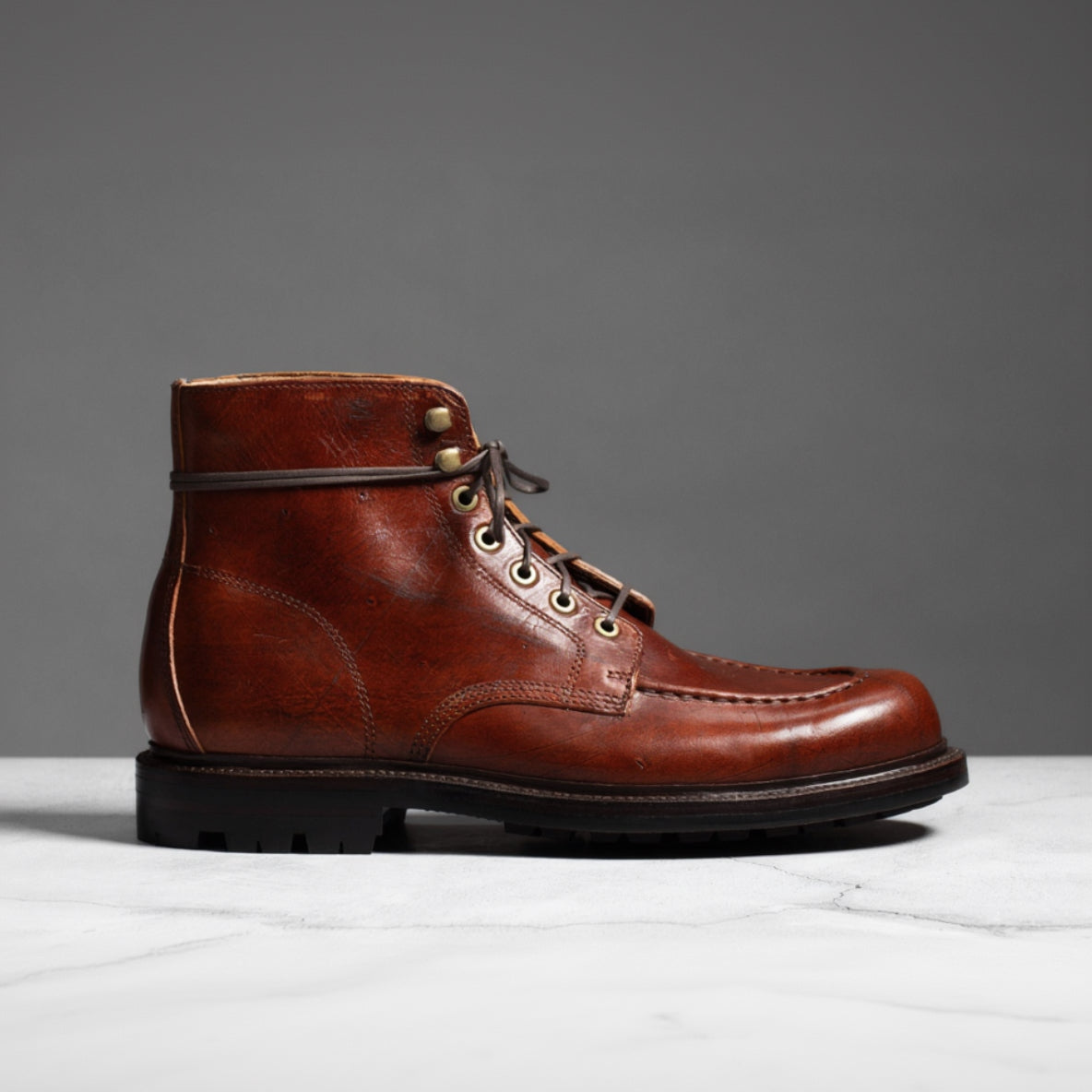 Brass Boot Cognac Ecbatana