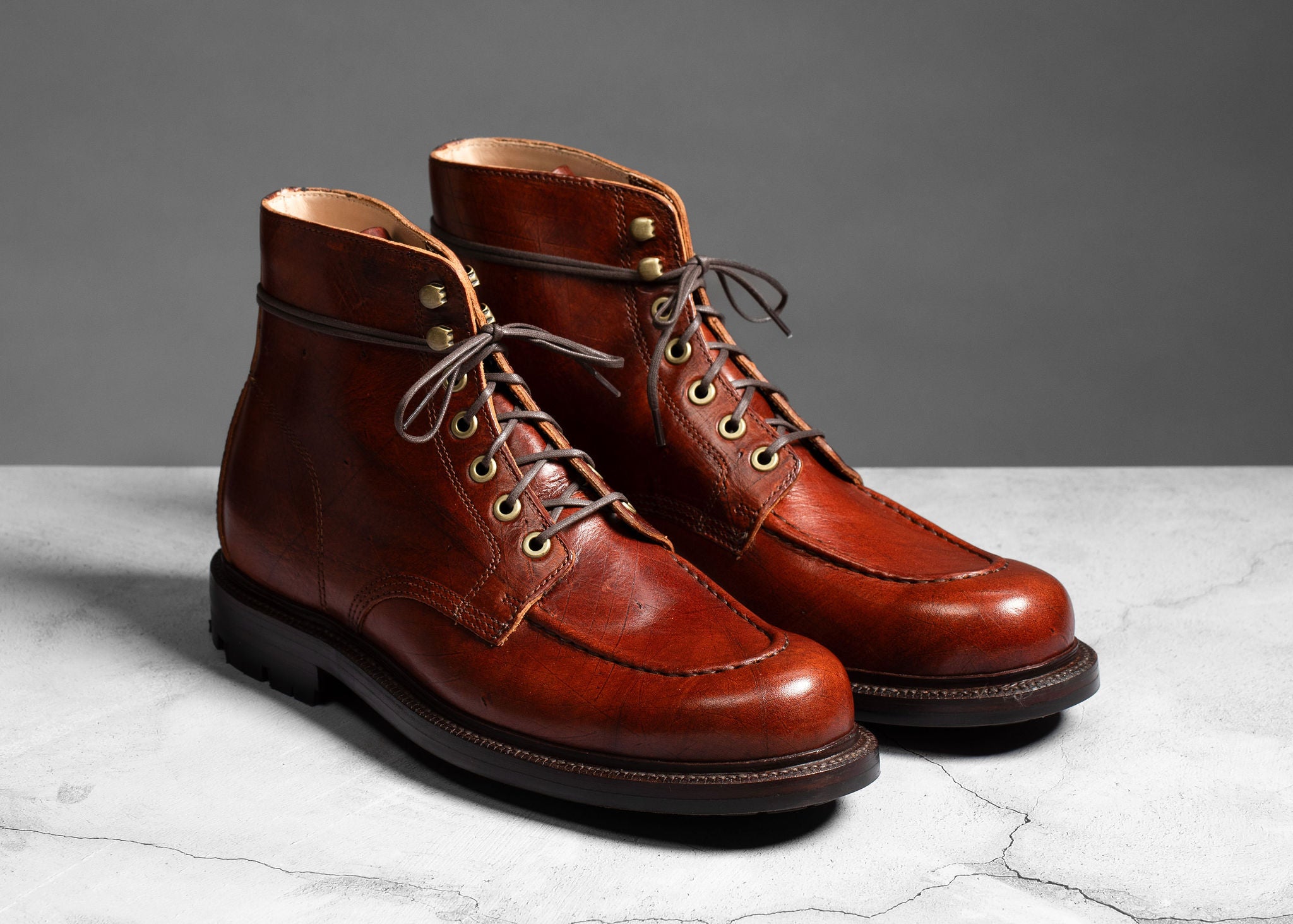 Brass Boot Cognac Ecbatana