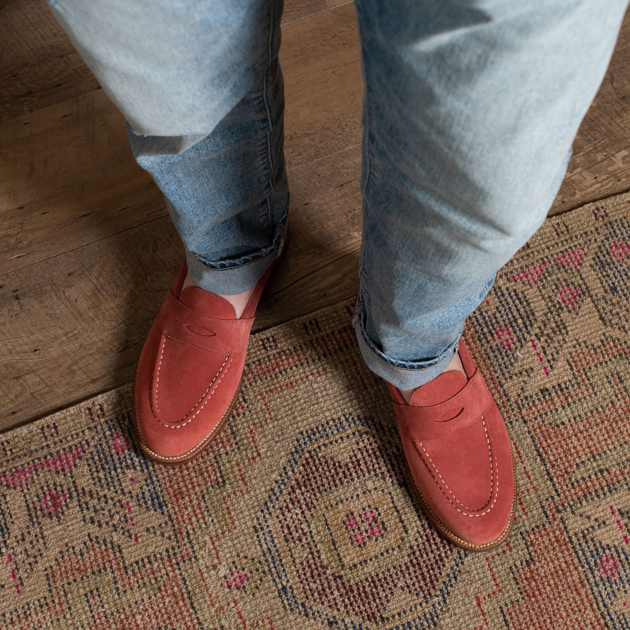 (Official) Grant Stone | Traveler Penny Coral Suede - 10 / D (Official) Grant Stone | Traveler Penny Coral Suede - 10 / D