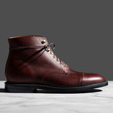 Cap Toe Boot Tan Pioneer Reindeer