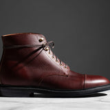 Pre-Order | Cap Toe Boot Tan Pioneer Reindeer