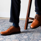 Plain Toe Chestnut Calf