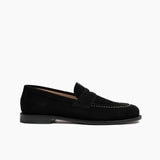 Unlined Traveler Penny Black Suede