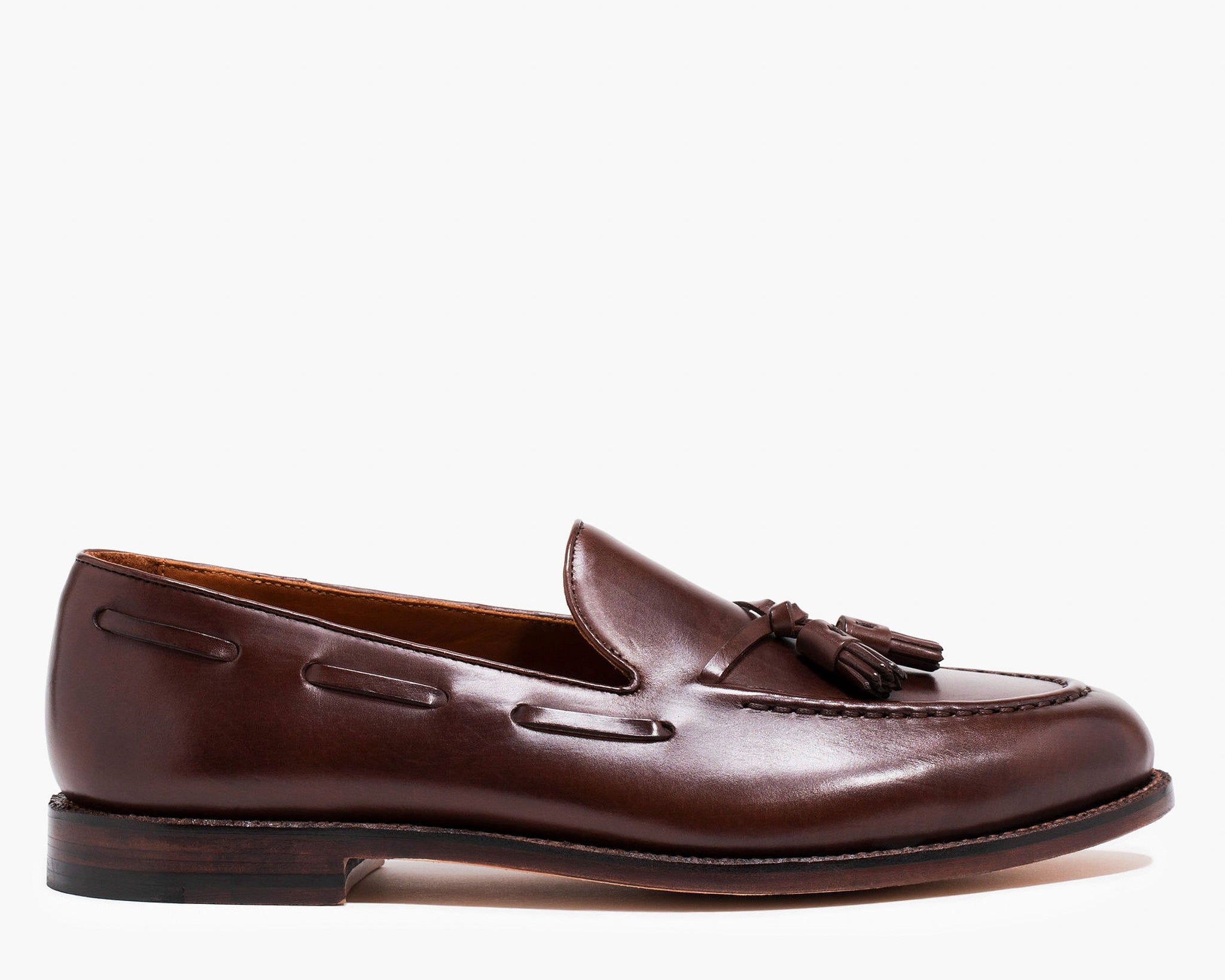 (Official) Grant Stone | Tassel Loafer Tobacco Calf Leather - 9.5 / D (Official) Grant Stone | Tassel Loafer Tobacco Calf Leather - 9.5 / D
